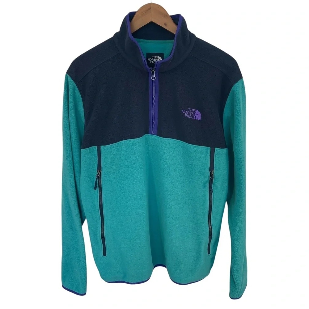 B14 The North Face Colorblock Fleece Jacket (Men’s Large)